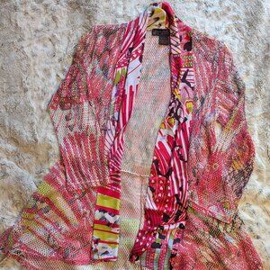 Pleats Collection Coverup, Size Small